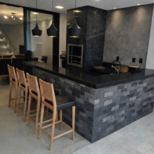 Pedra Hitam Lisa 7,5x23cm